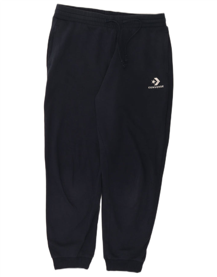 Converse Hombre Pantalones De Chándal Joggers Medium Azul Marino Algodón