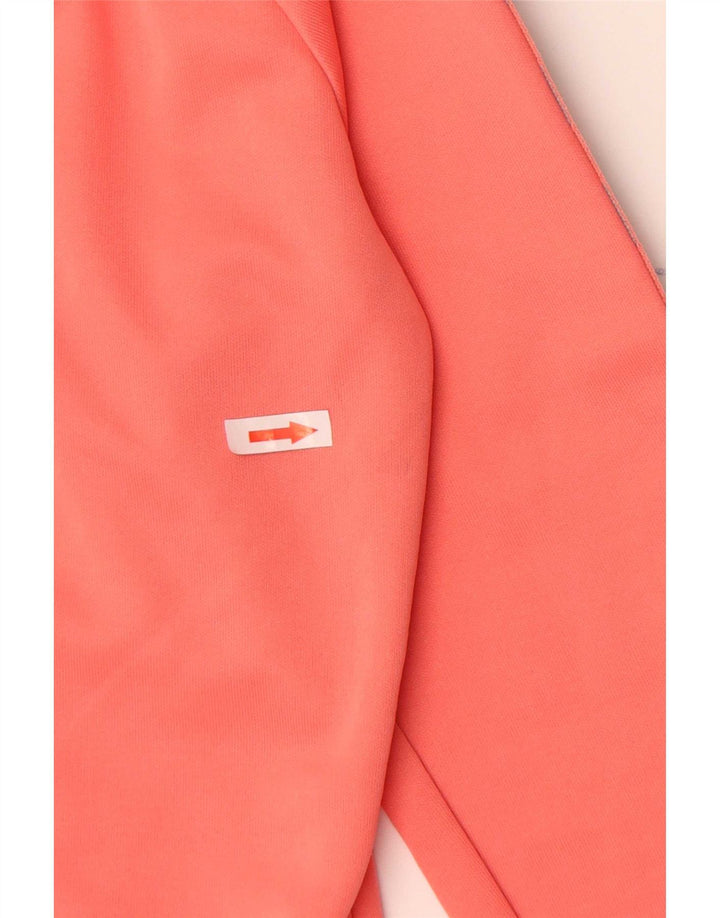Hummel Mujer Gráfico Chándal Top Chaqueta UK 10 Small Rosa Colorblock