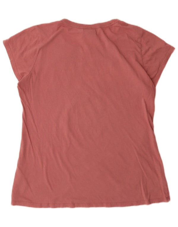 G-Star Mujer Camiseta Gráfica Top UK 40 XL Algodón Rosa