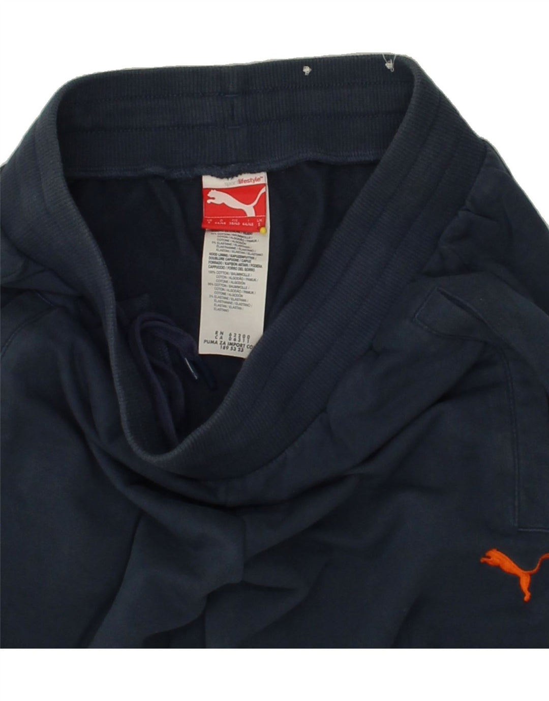 PUMA Mens Tracksuit Trousers Joggers Small  Navy Blue Vintage Puma and Second-Hand Puma from Messina Hembry 