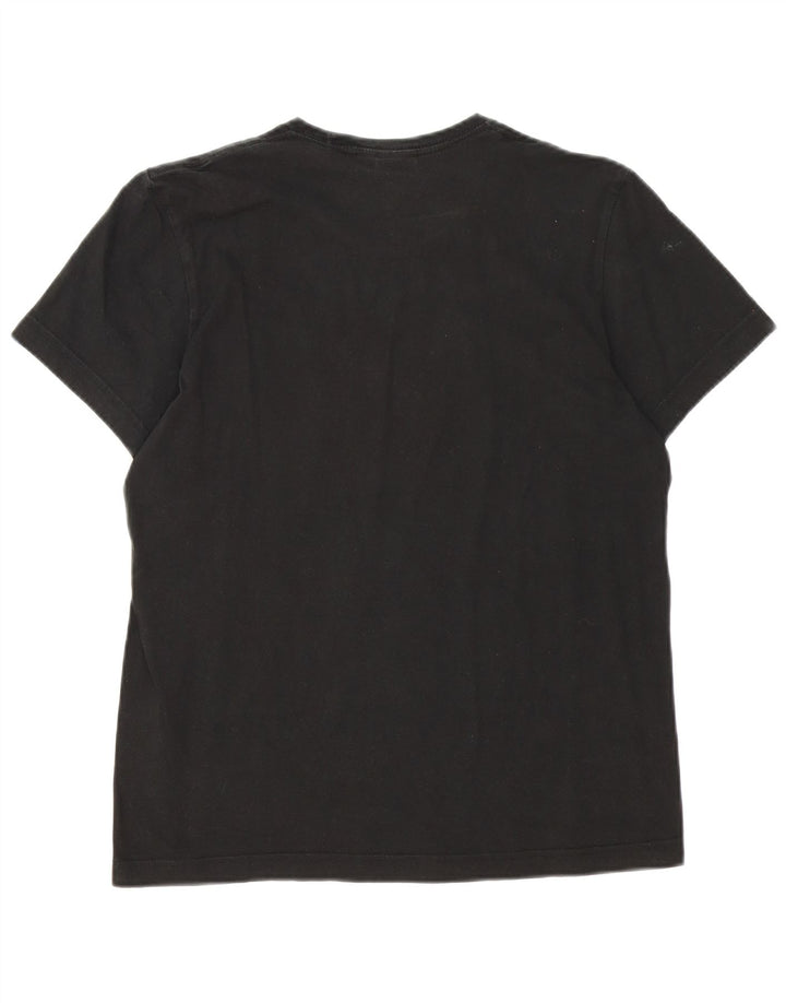 Adidas - Camiseta gráfica para hombre, talla mediana, algodón negro