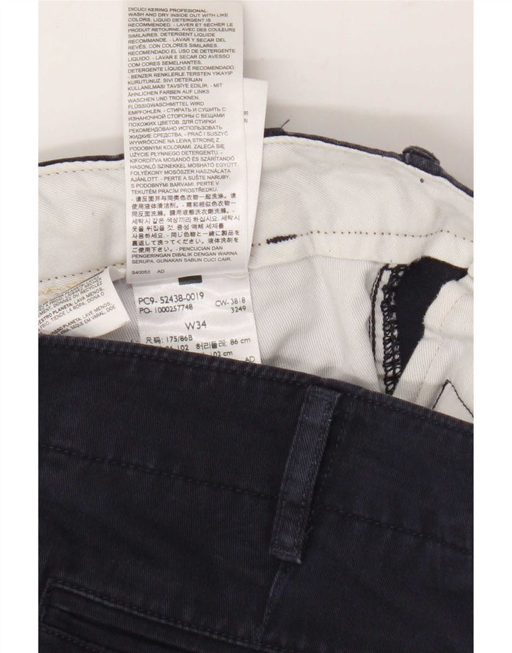 Levi's Pantalones cortos chinos para hombre W34 Large Algodón azul marino