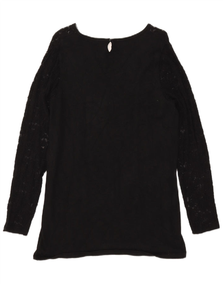 Marks & Spencer - Jersey de cuello redondo para mujer, talla 40, talla M, color negro