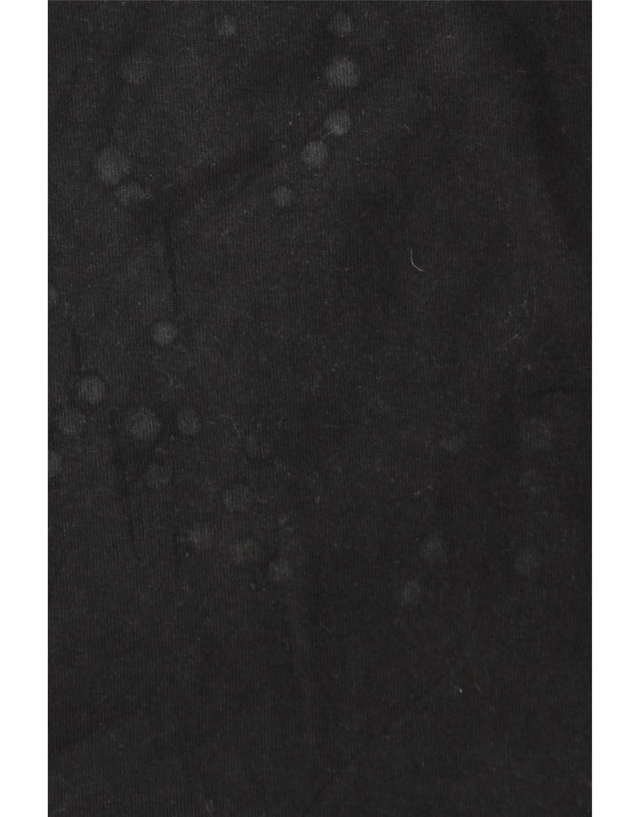 Puma Camiseta Gráfica De Manga Larga Para Hombre Negro Mediano