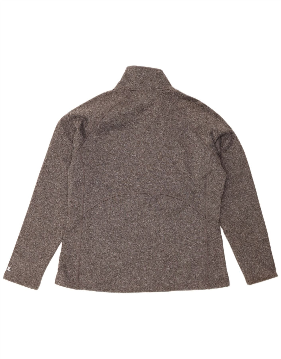 Champion Chaqueta de chándal para mujer UK 46 Poliéster moteado gris grande