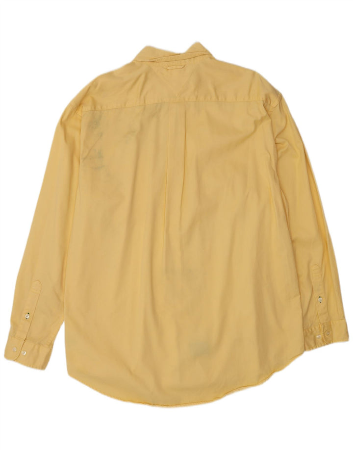 Camisa Tommy Hilfiger Hombre Grande Algodón Amarillo