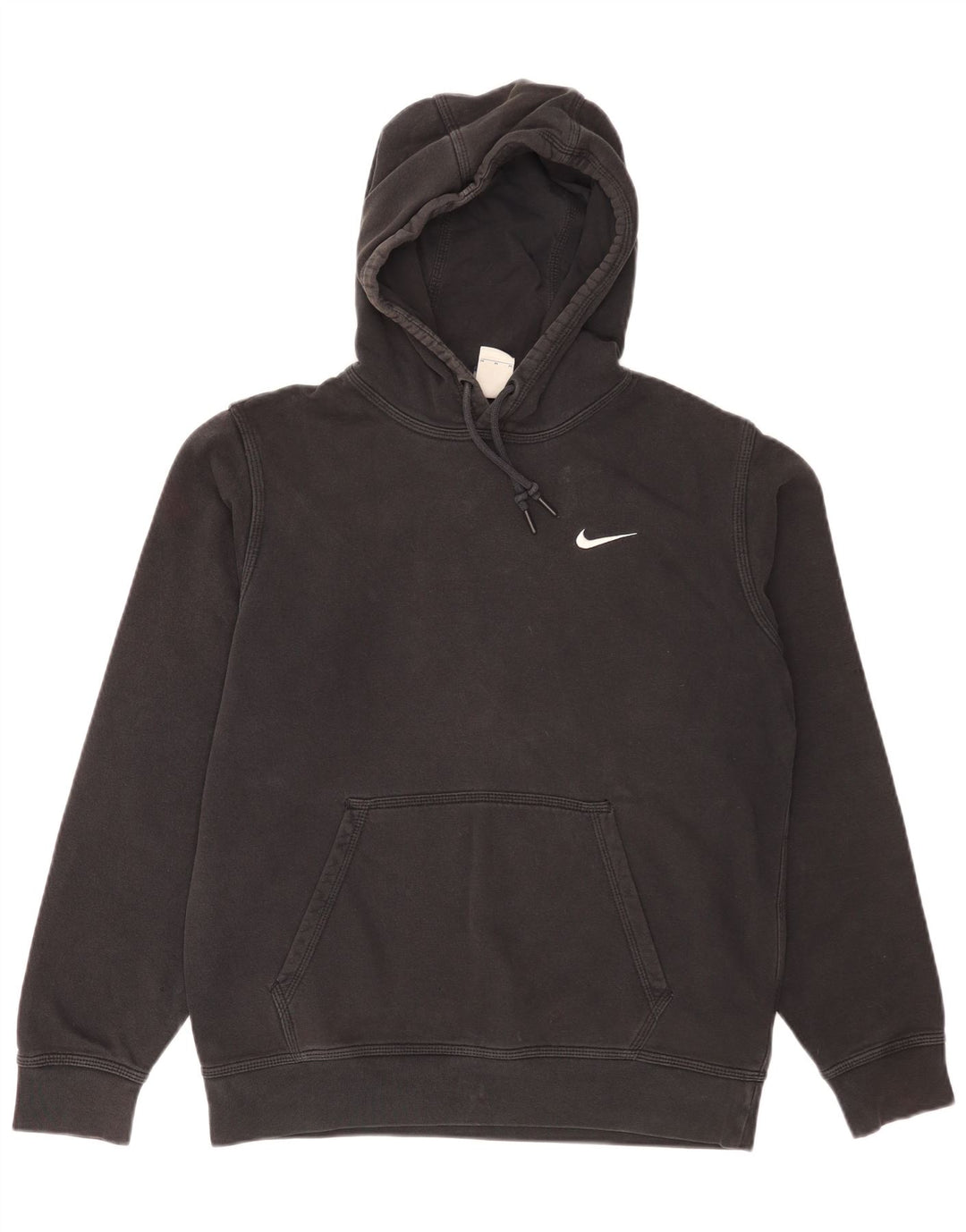 Nike - Sudadera con capucha para hombre (algodón negro mediano)