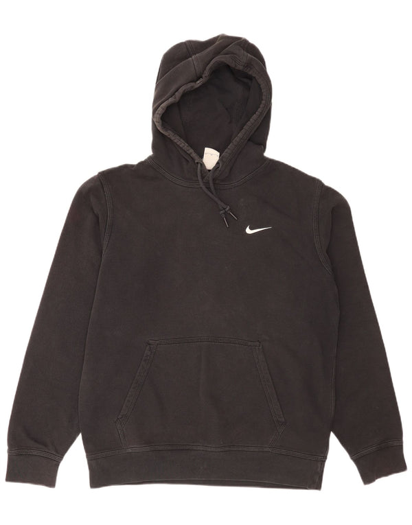 Nike - Sudadera con capucha para hombre (algodón negro mediano)