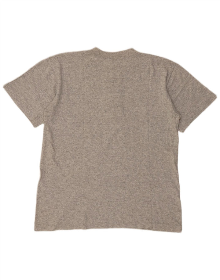 Champion Camiseta Hombre Top Gris Medio Algodón