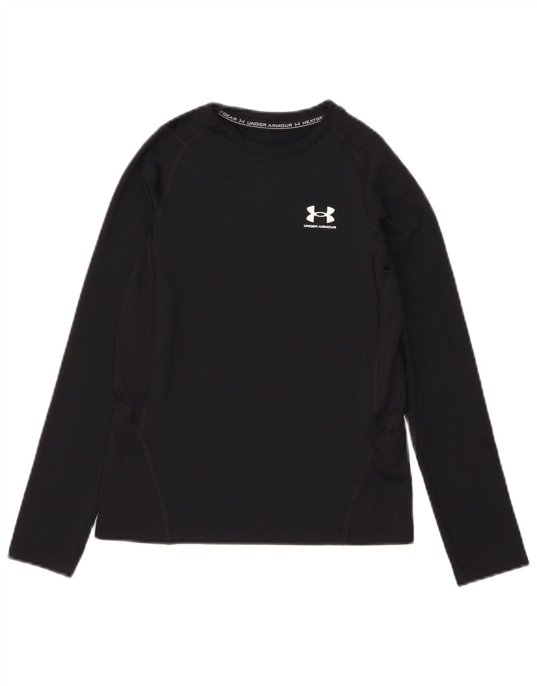 Under Armour Camiseta Heat Gear Manga Larga para Niños 9-10 Años Mediano Negro