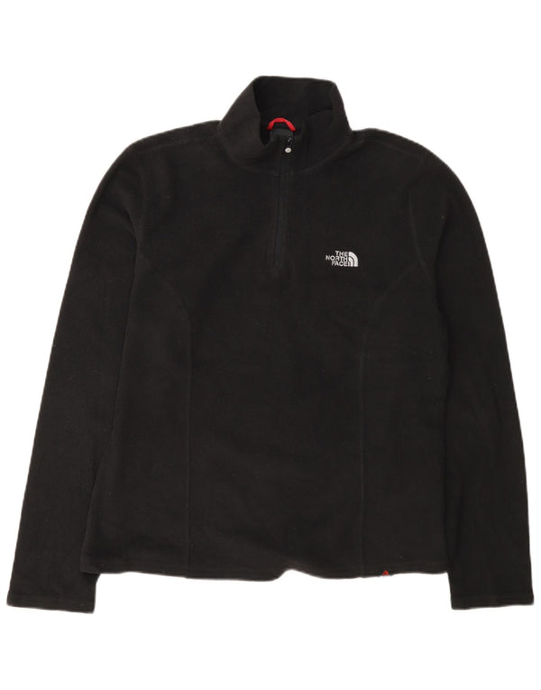 The North Face Jersey de forro polar con cuello y cremallera para mujer UK 40 Mediano Poliéster negro