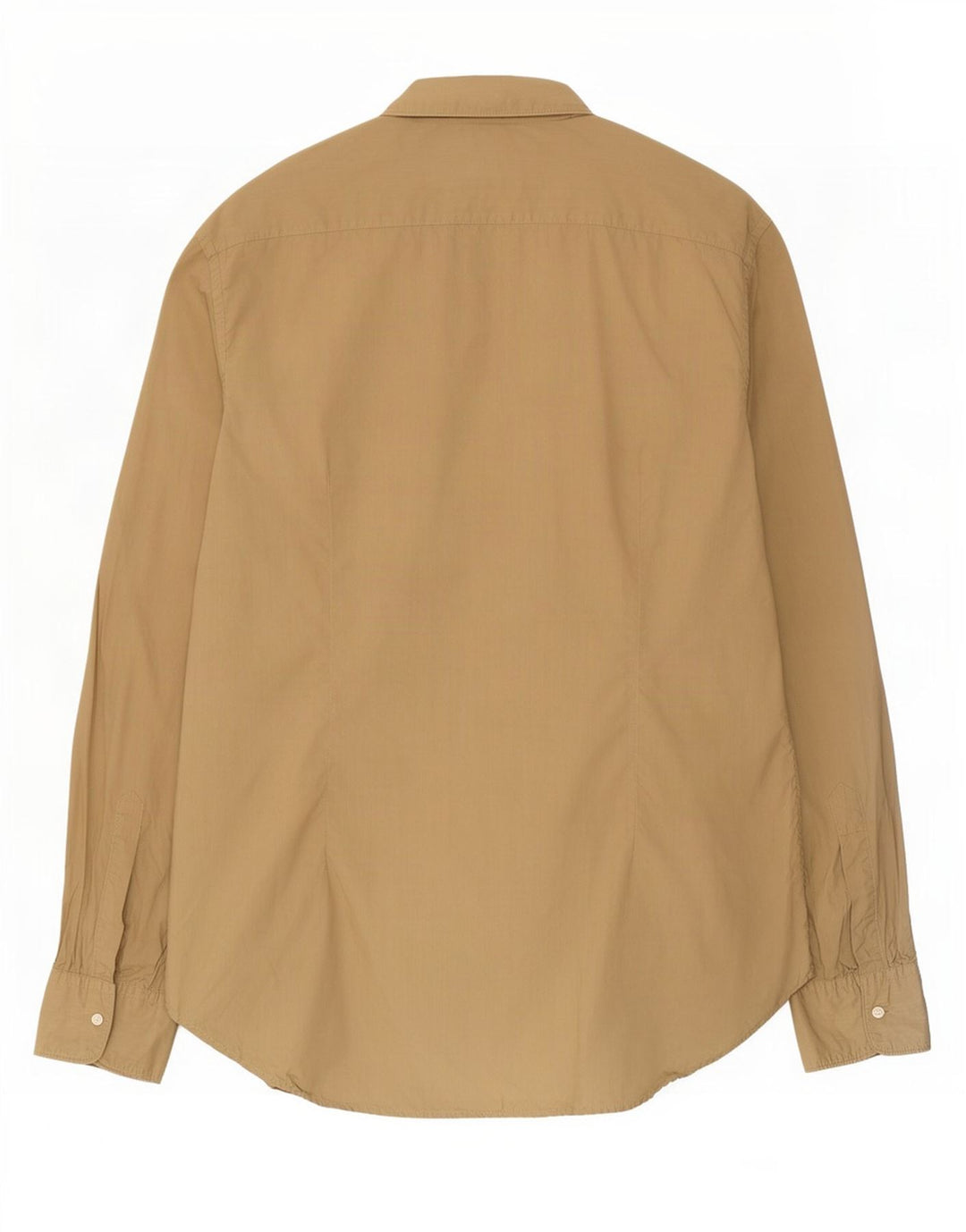 Camisa Aspesi Hombre Talla 41 16 Grande Caqui Algodón