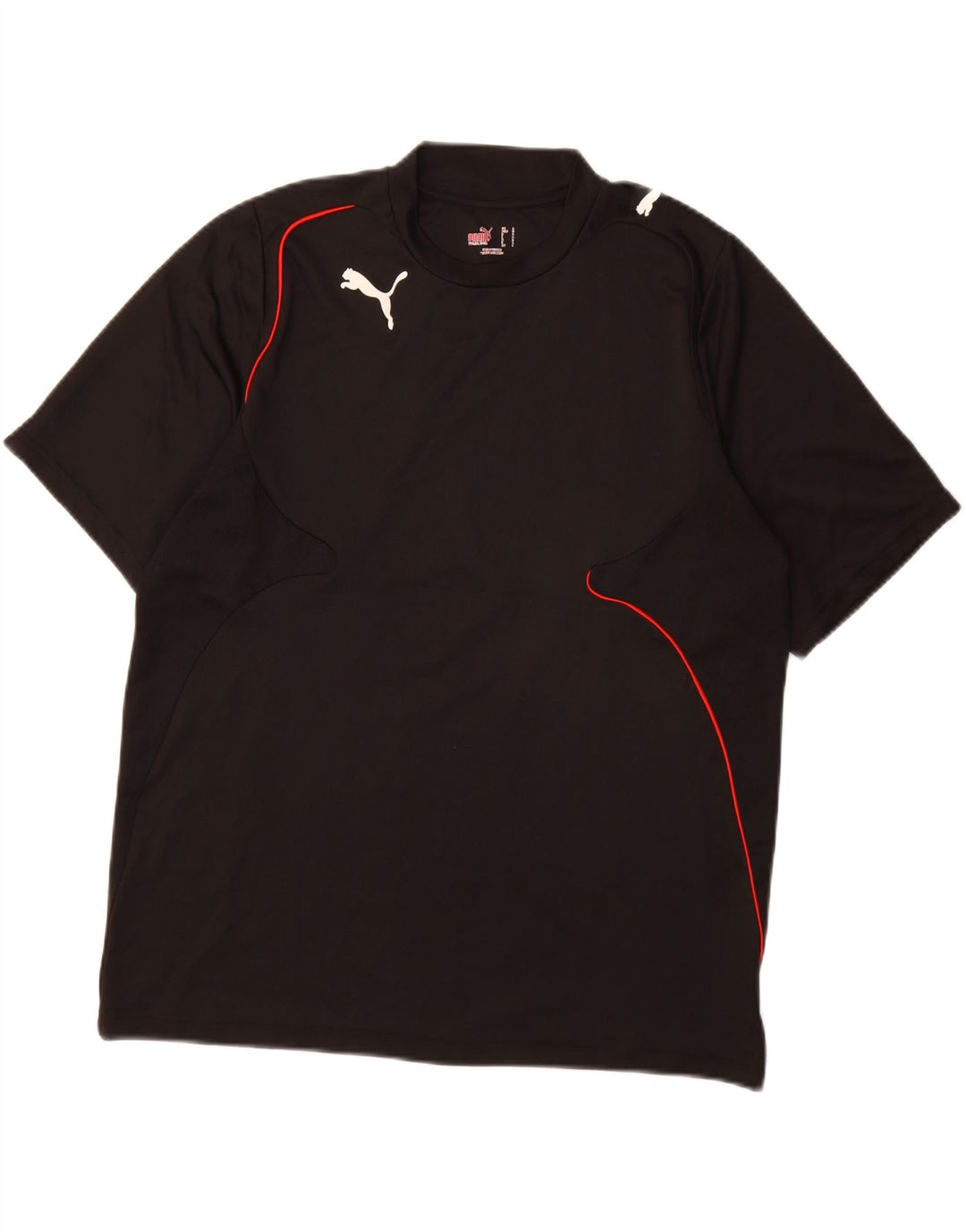 Camiseta PUMA para hombre, talla grande, negra