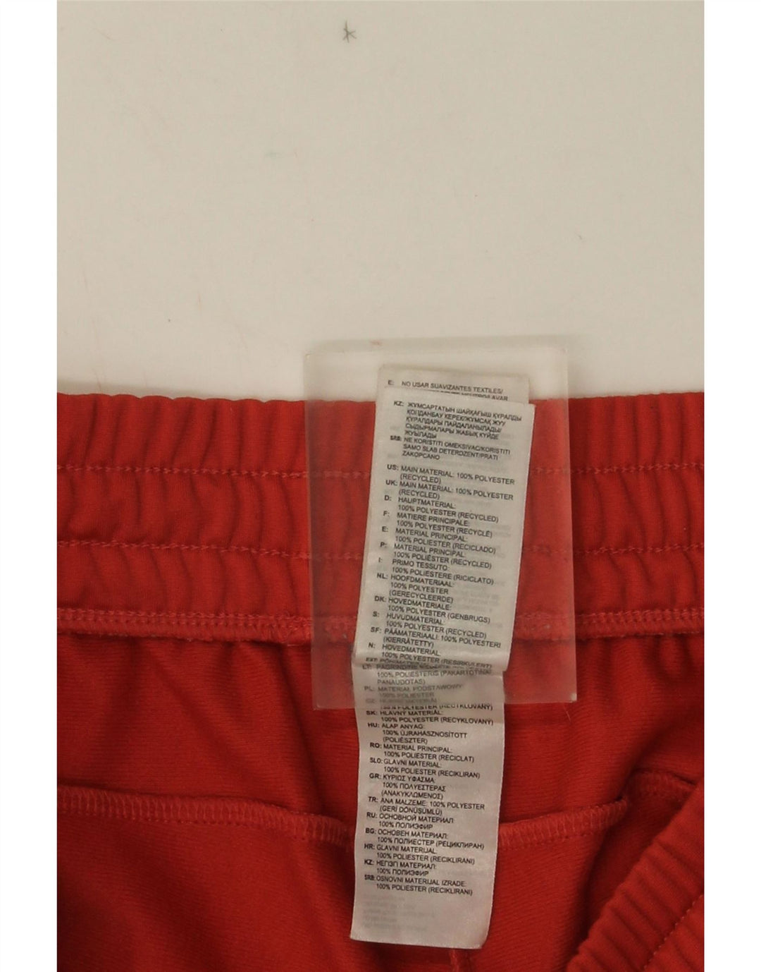 Adidas - Pantalón de chándal para mujer, talla 16/18, talla grande, color rojo, poliéster