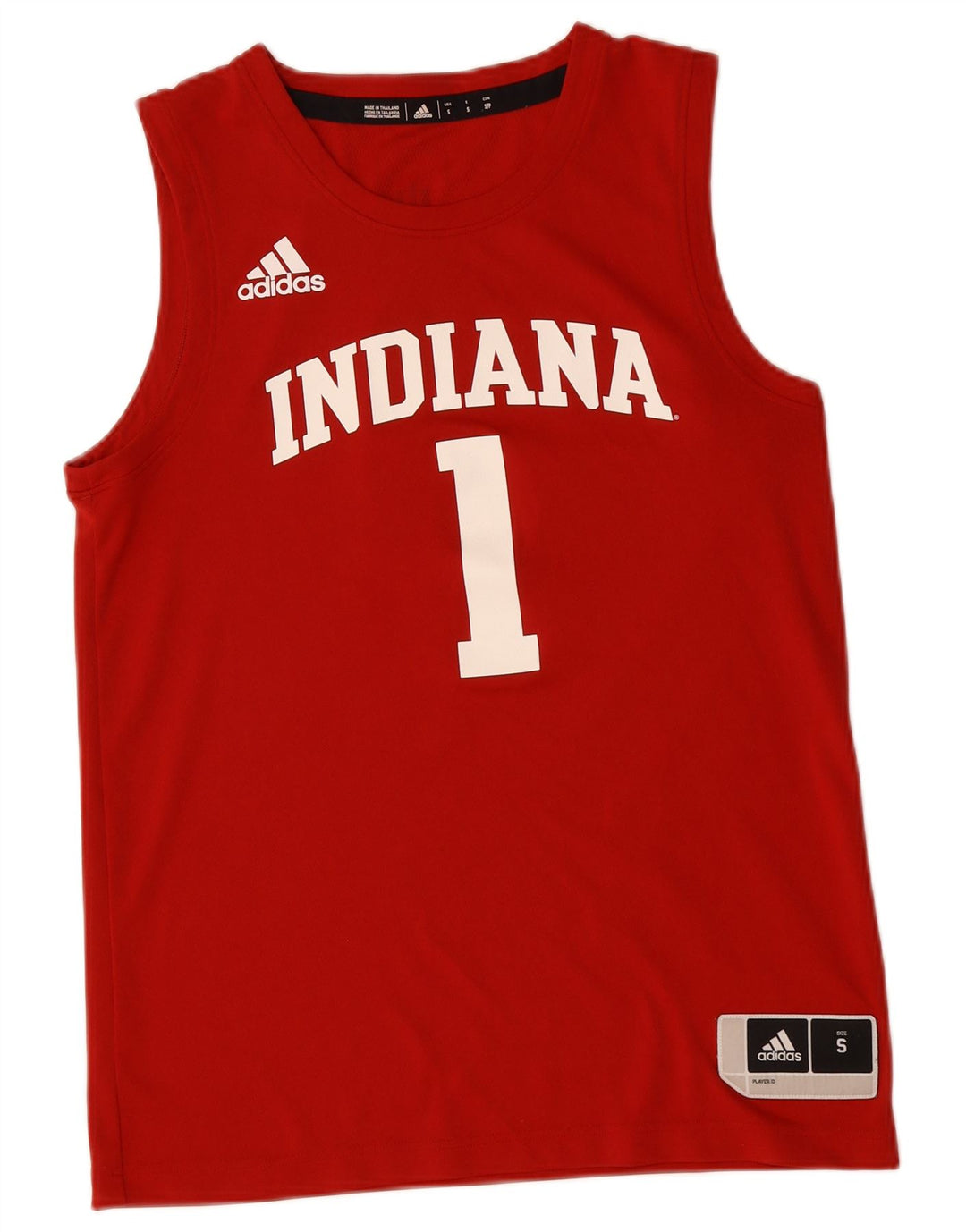 ADIDAS Hombre Indiana Graphic Vest Top Pequeño Poliéster Rojo