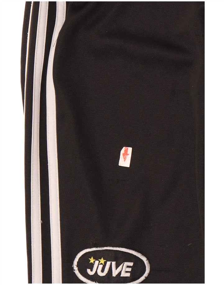 Adidas Mens Juventus Graphic Chándal Pantalones Pequeños Poliéster Negro