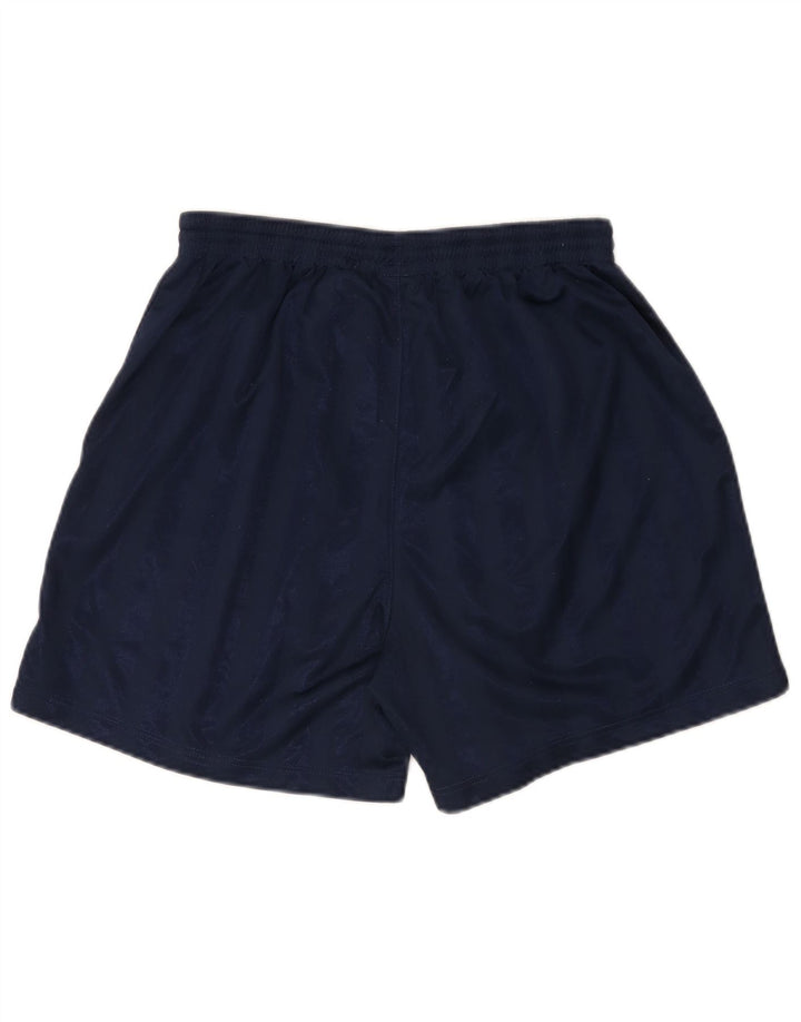 Nike - Pantalones cortos deportivos para hombre, talla grande, poliéster a rayas, color azul marino