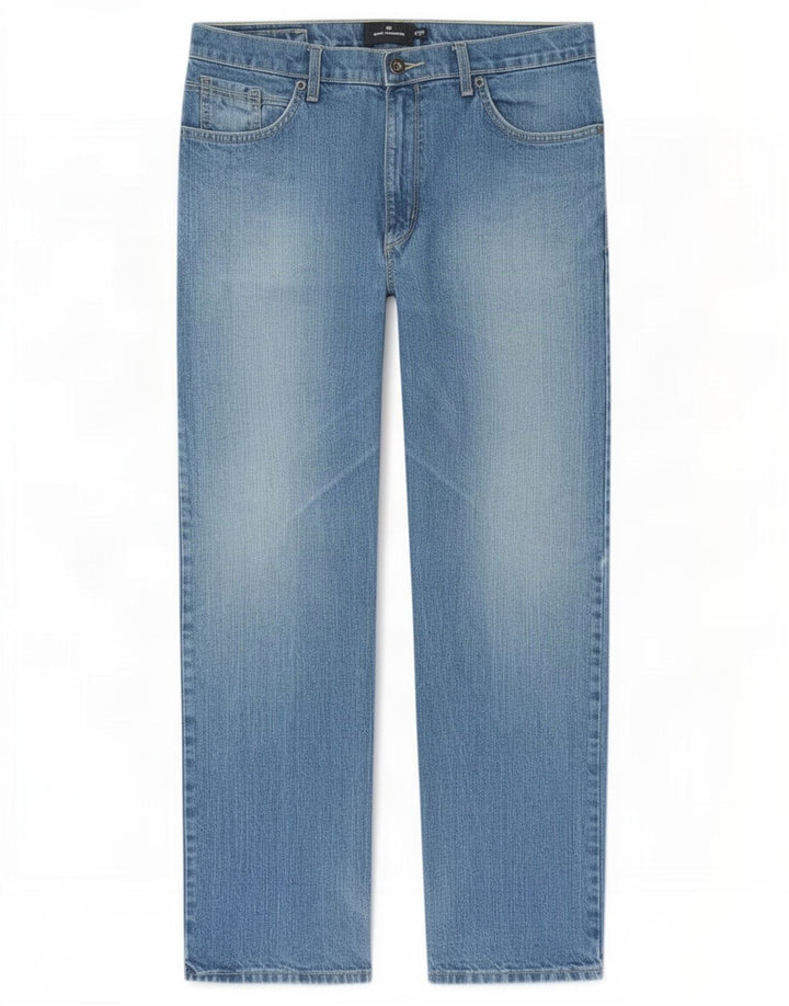 Marks & Spencer Vaqueros rectos azules Harbor para hombre W34 L31 Algodón