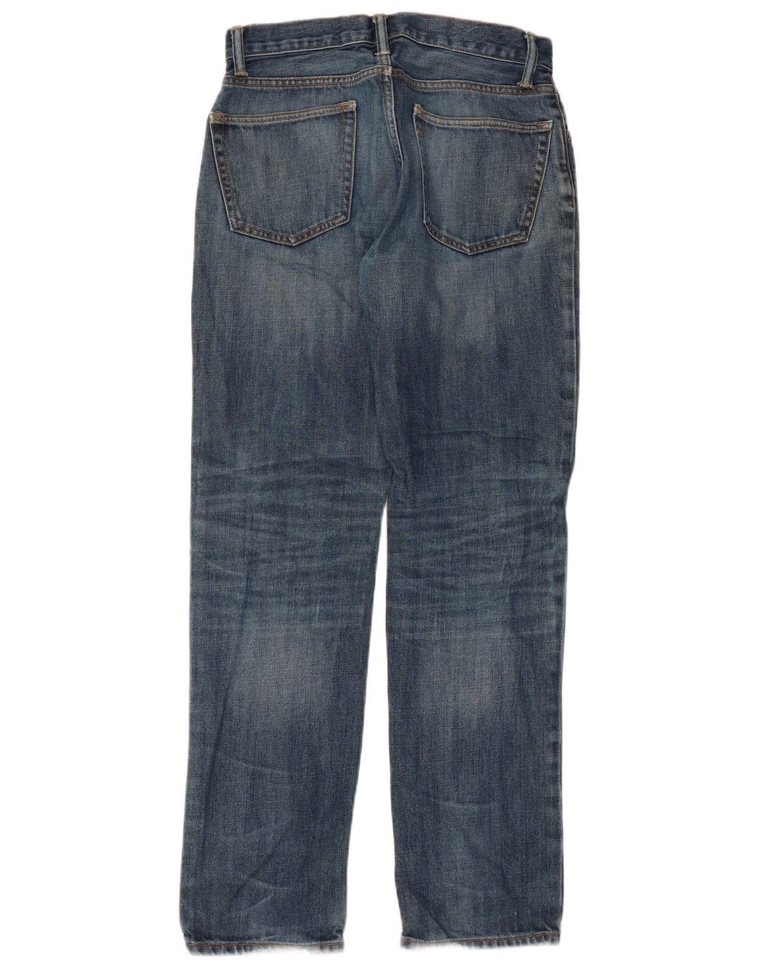 Vaqueros rectos desgastados para mujer Gap W28 L32 Algodón azul