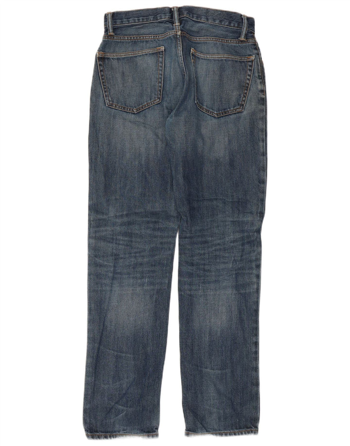 Vaqueros rectos desgastados para mujer Gap W28 L32 Algodón azul