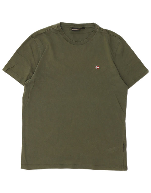 NAPAPIJRI Camiseta Geographic para Hombre Top Small Khaki