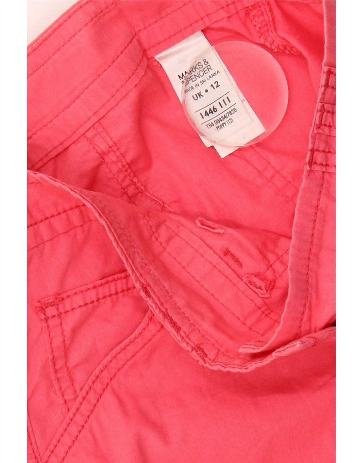 Marks & Spencer Falda cargo para mujer UK 12 Medium W32 Algodón rosa