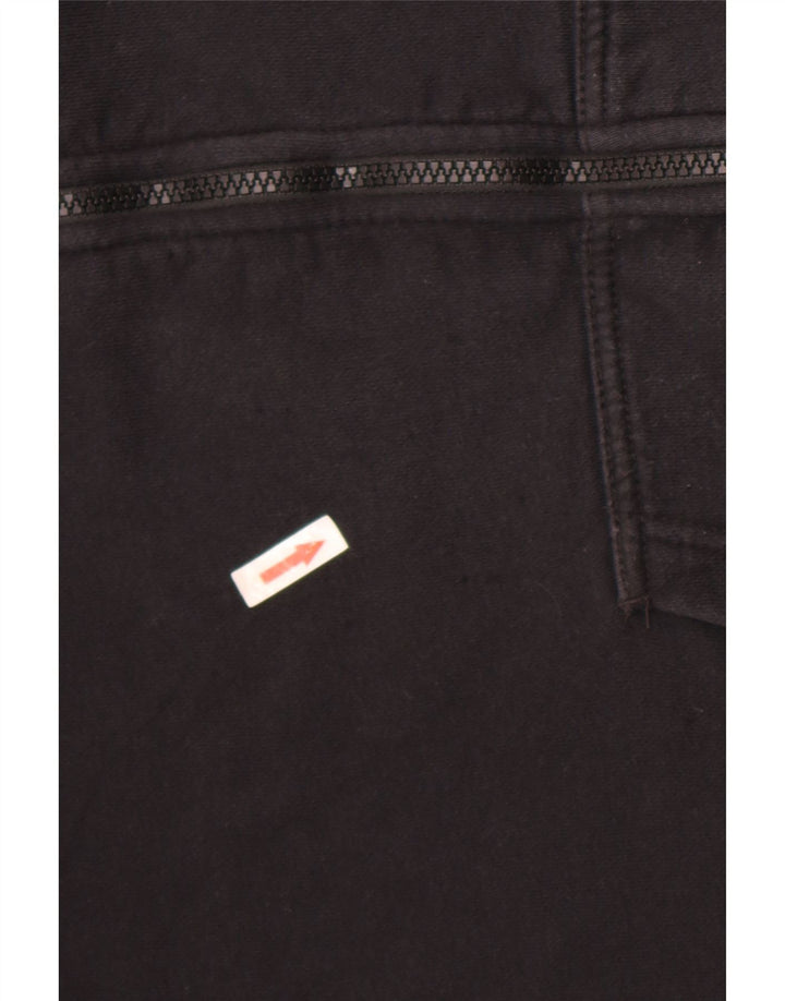 Nike - Sudadera con capucha y cremallera para hombre, tamaño mediano, algodón negro