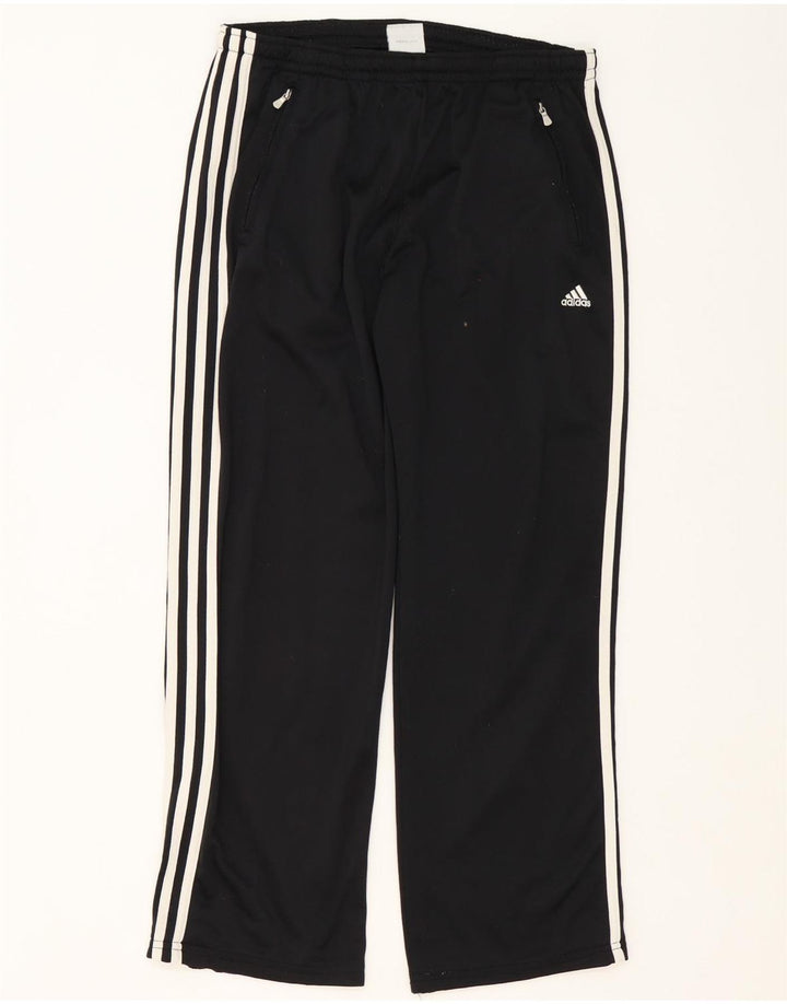 Adidas Pantalones de chándal para hombre UK 40/42 Medium Negro Poliéster