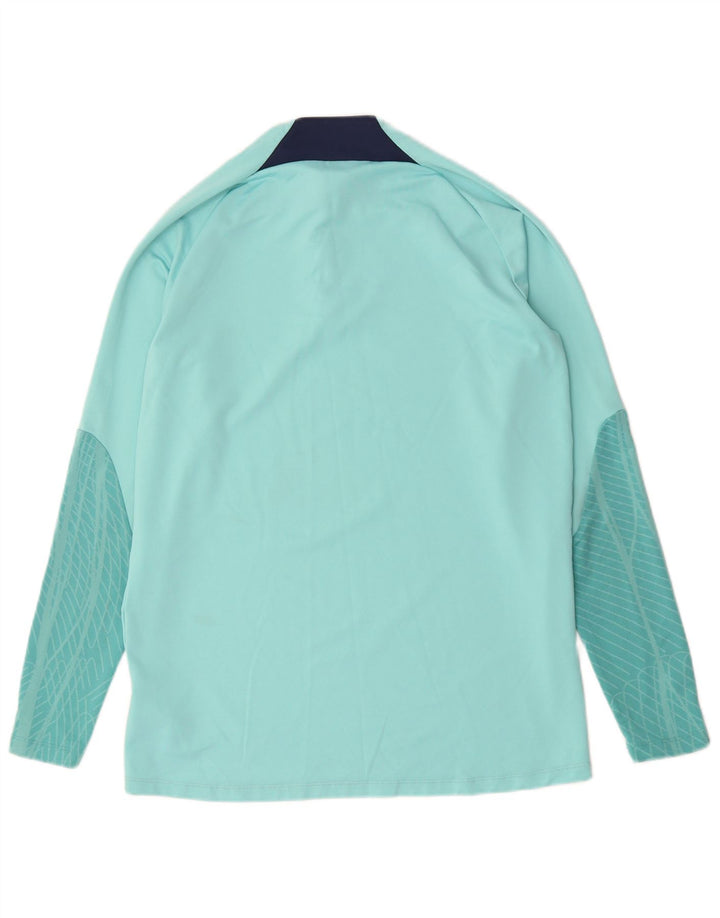 Nike Dri Fit - Chándal con cremallera y cuello para mujer, talla 40, color turquesa