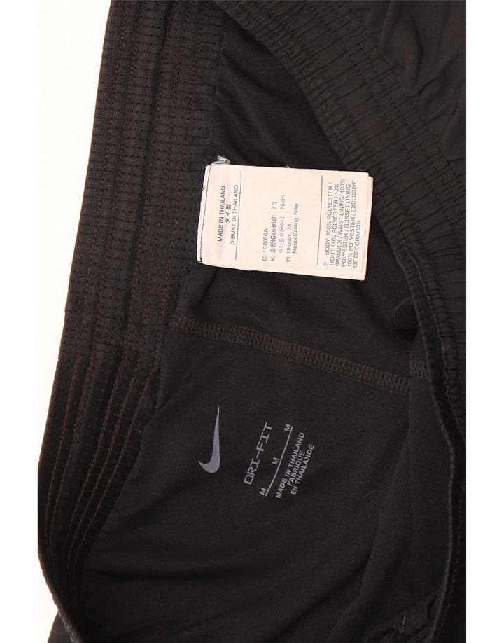Nike - Pantalones cortos deportivos Dri Fit para mujer, talla M, poliéster negro