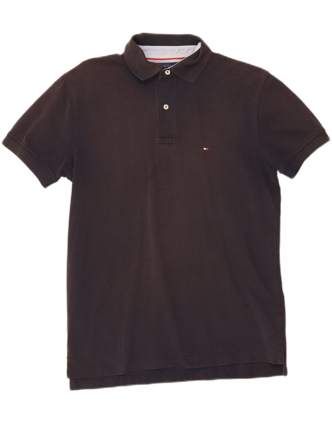 TOMMY HILFIGER Mens Polo Shirt Medium Navy Blue Cotton Vintage Tommy Hilfiger and Second-Hand Tommy Hilfiger from Messina Hembry 