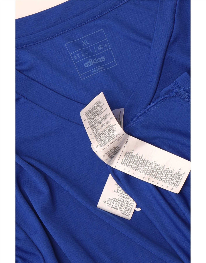 Adidas Hombre Aeroready Top Manga Larga XL Poliéster Azul