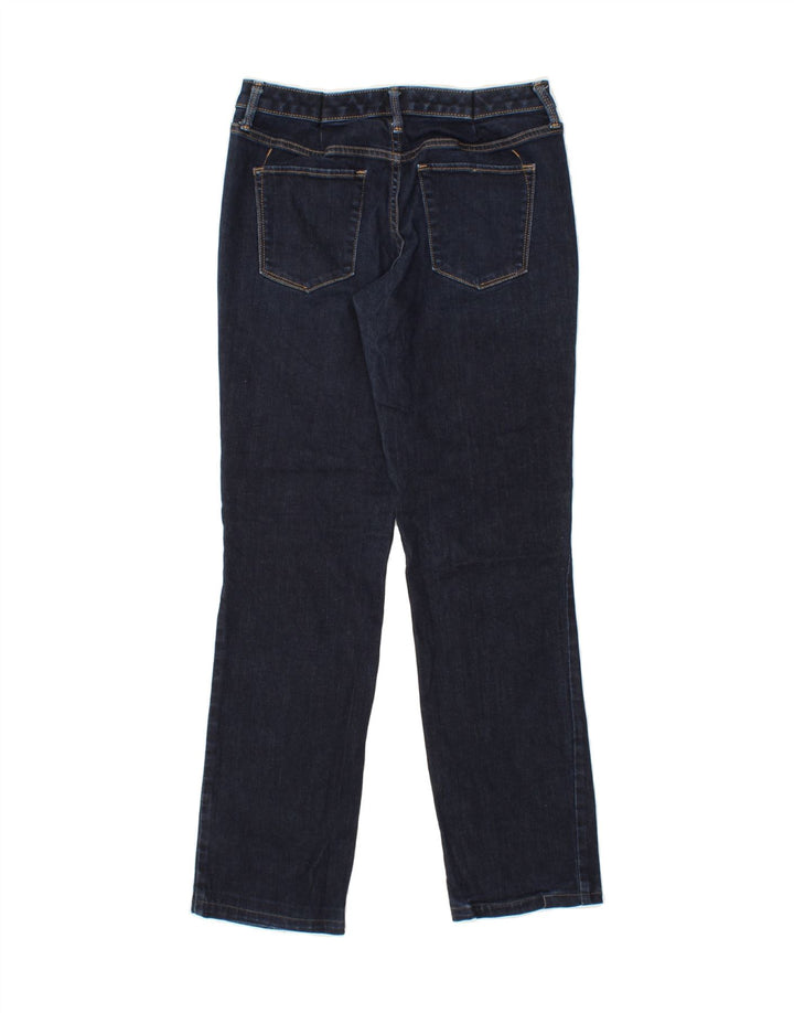 MOSSIMO Womens Mid Rise Straight Jeans US 6 Medium W28 L30 Navy Blue Vintage Mossimo and Second-Hand Mossimo from Messina Hembry 