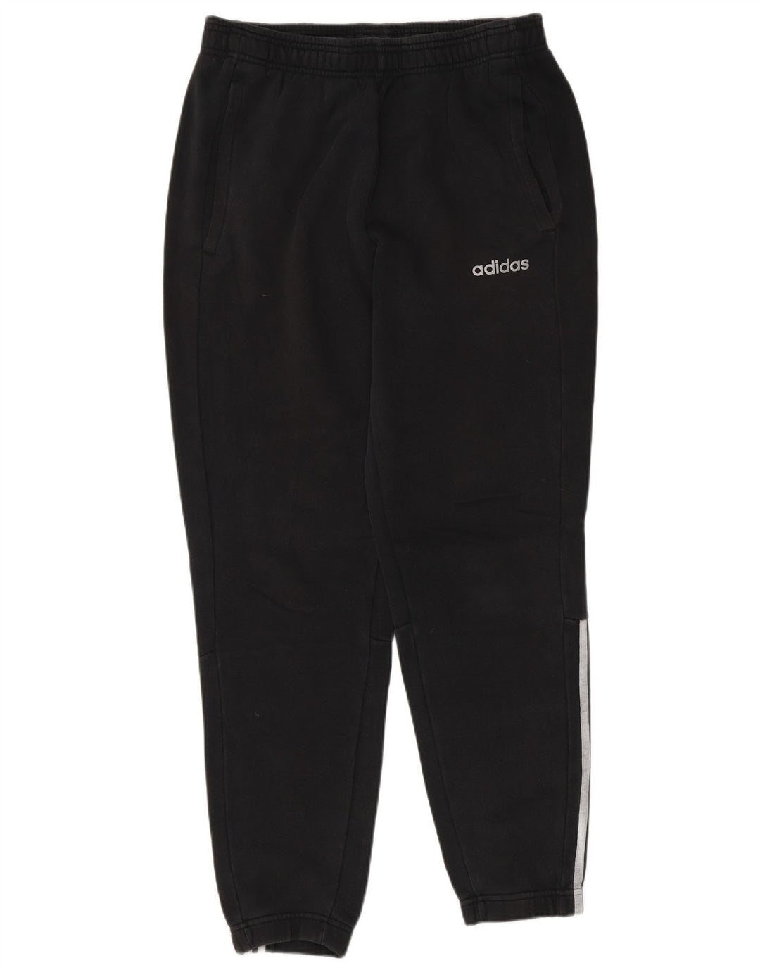 ADIDAS Mens Tracksuit Trousers Joggers Medium  Black Cotton
