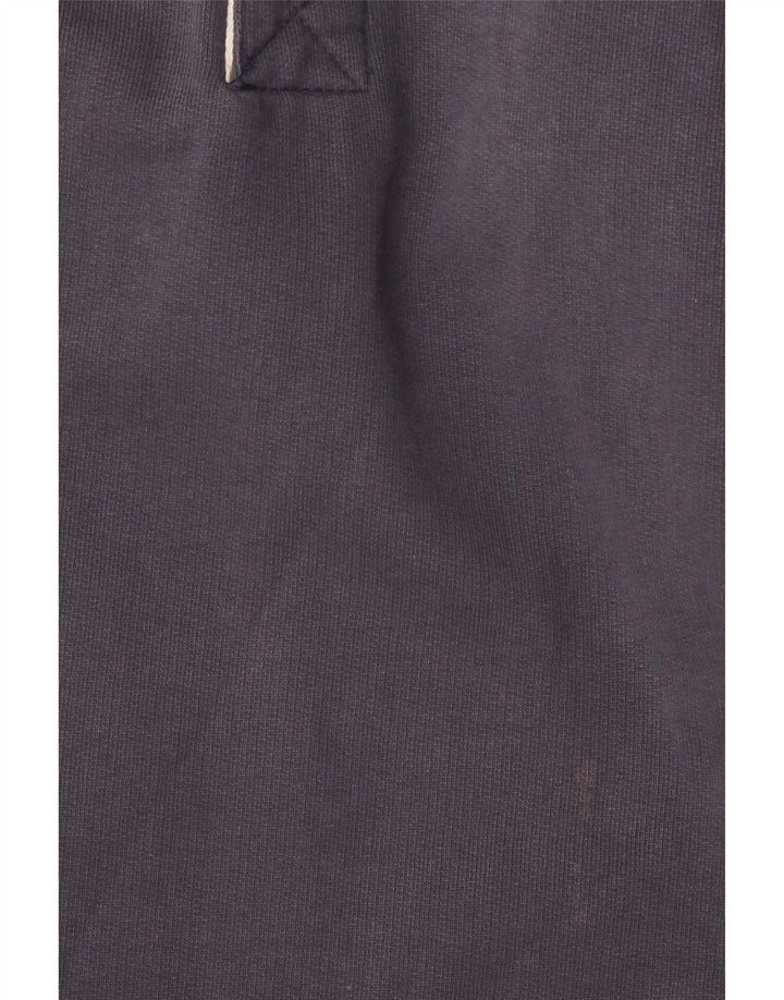 FAT FACE Polo de Manga Larga para Hombre XL Azul Marino Algodón