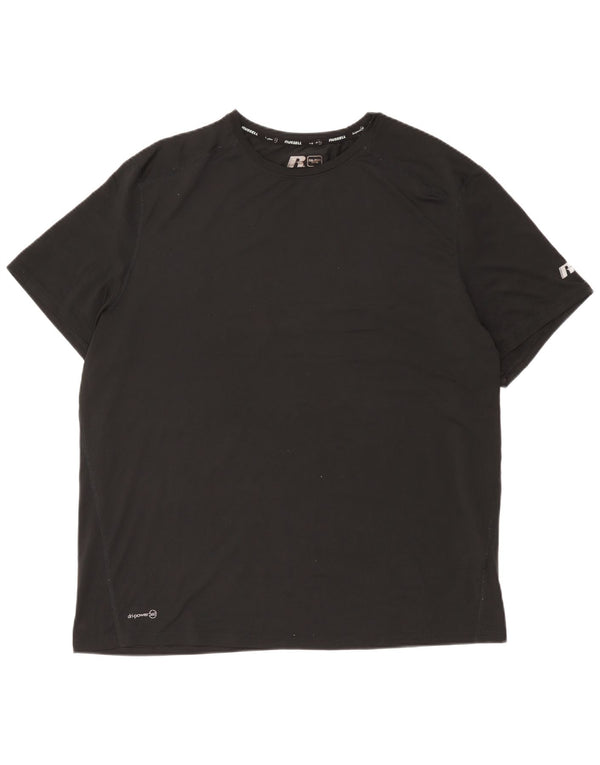 Russell Athletic Camiseta Dri-Power para hombre Top 2XL Poliéster negro