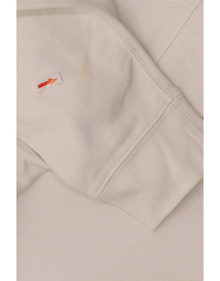 Levi's Jersey con capucha de ajuste relajado para hombre, talla grande, blanco
