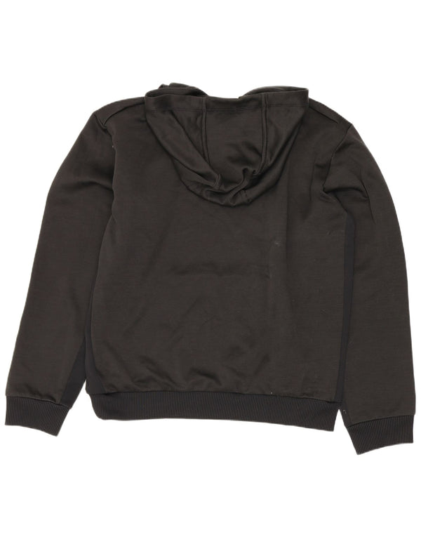 Adidas Hombre Graphic Sudadera con capucha Jumper Medium Negro Poliéster