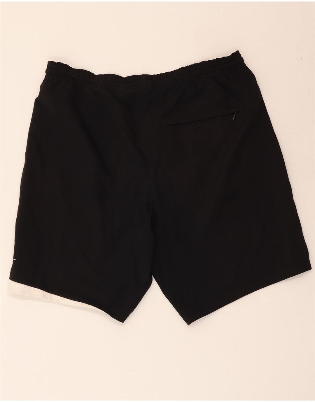 NIKE Pantalones cortos deportivos para hombre, talla grande, color negro