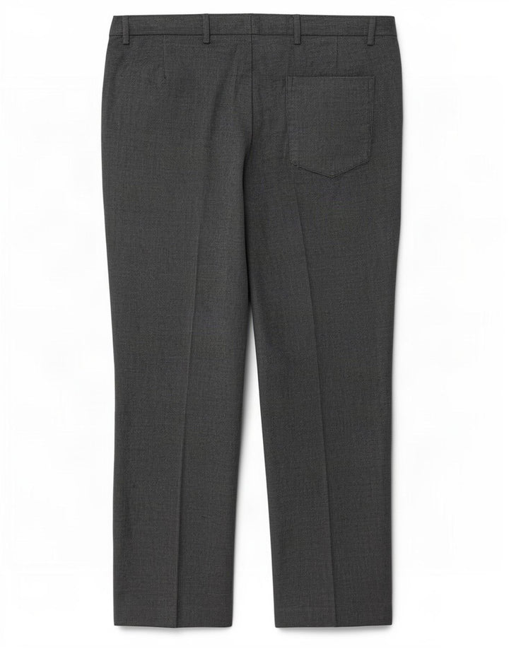 Marks & Spencer Pantalón de traje regular para hombre W38 L29 Gris pata de gallo