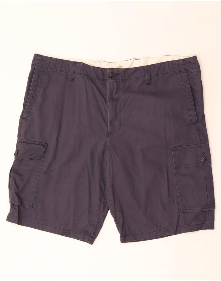 Dockers Pantalones cortos cargo para hombre W42 2XL Algodón azul marino