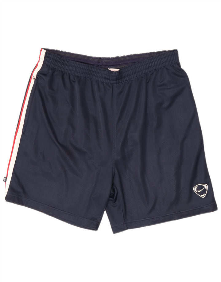 Nike - Pantalones cortos deportivos para hombre, talla grande, color azul marino, poliéster