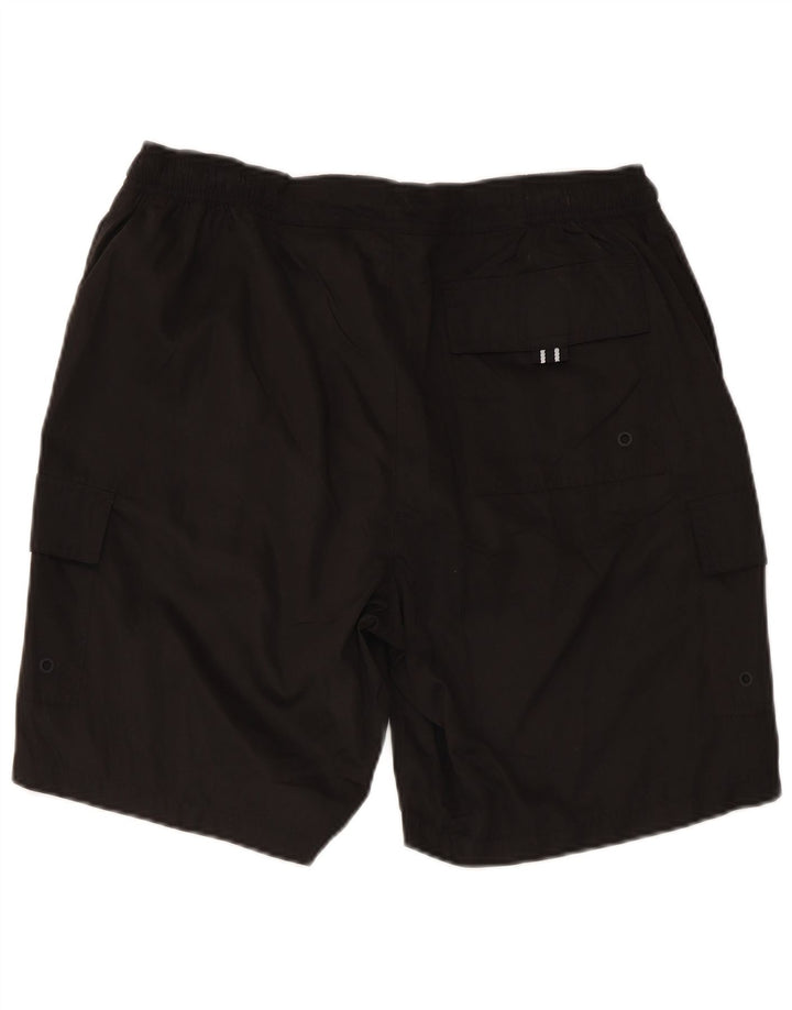 Marks & Spencer Hombre Cargo Bañador Shorts Mediano Poliéster Negro