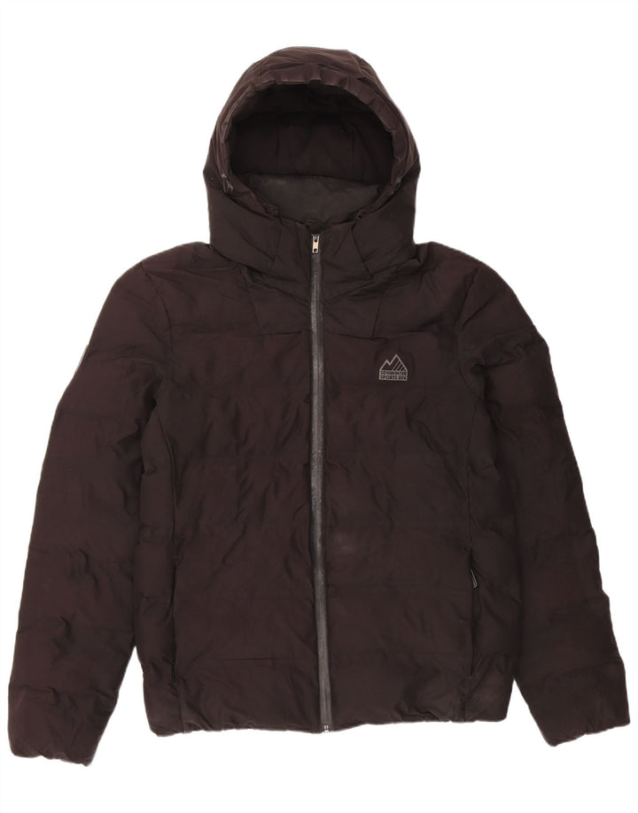 Superdry Chaqueta acolchada con capucha para hombre UK 40 Large Poliéster negro