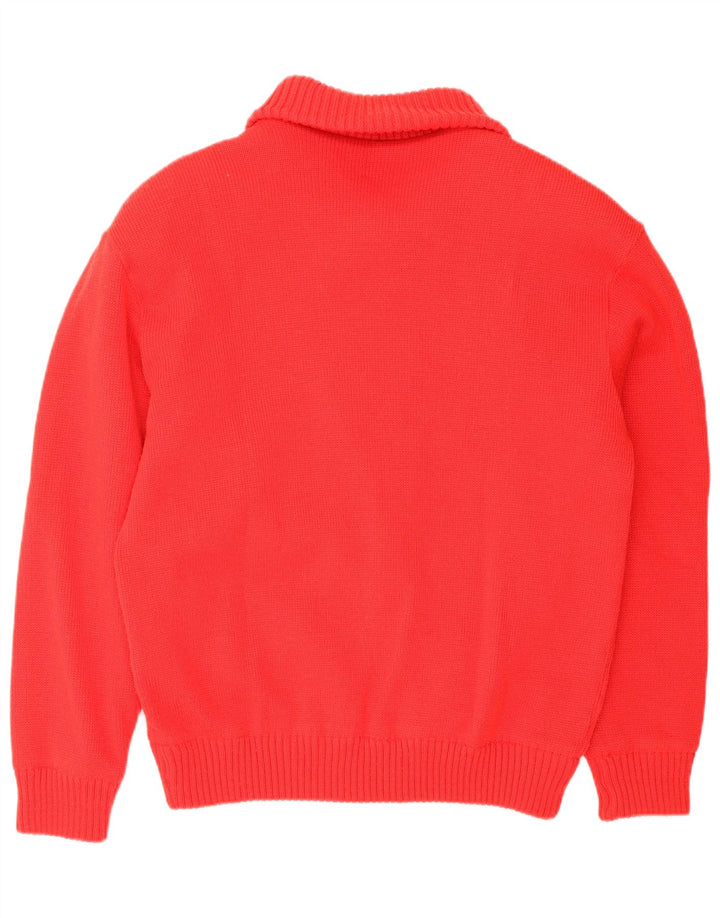 Navigare Cárdigan para Hombre IT 48/50 Lana Roja Mediana