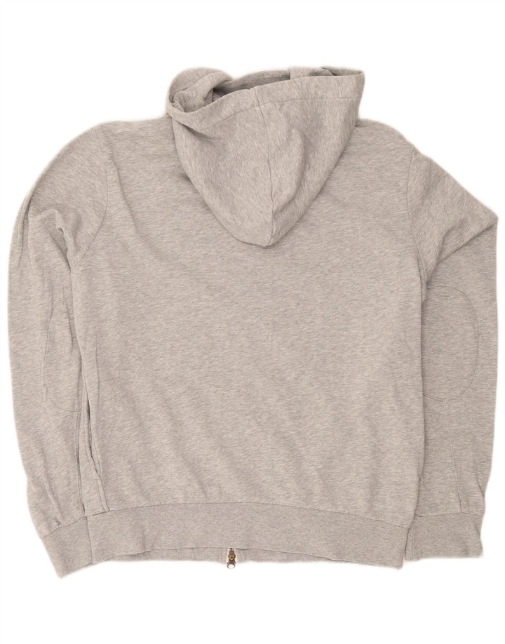 Sun68 Suéter con capucha y cremallera para hombre XL Algodón gris