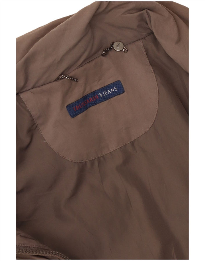 Trussardi Jeans Chaqueta Acolchada Mujer UK 44 Medium Beige