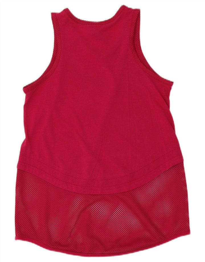 Nike Mujer Gráfico Chaleco Top UK 10 Pequeño Rosa