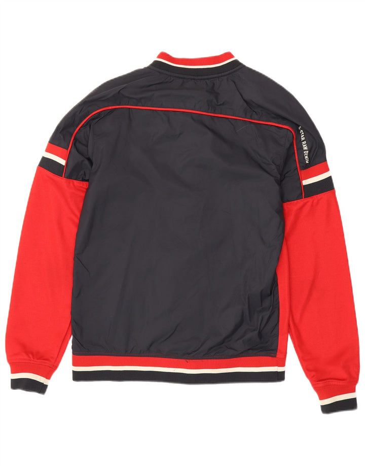 G-STAR Chaqueta superior de chándal con gráfico para hombre Poliéster color block en rojo medio