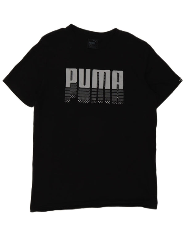 Puma Camiseta gráfica para hombre Top Medium Black